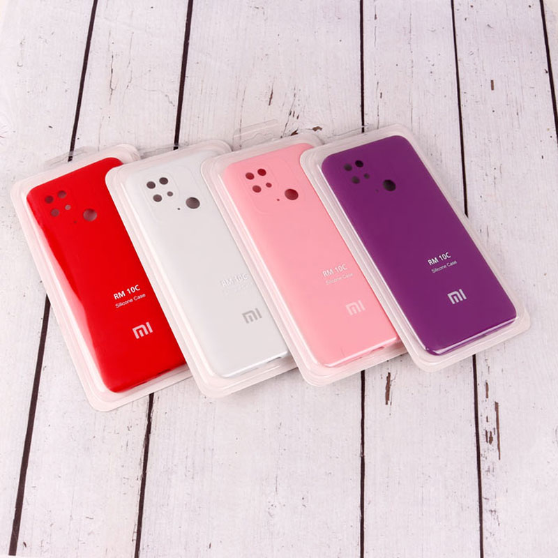 قاب سیلیکونی اصلی زیربسته شیائومی Redmi 10C محافظ لنزدار