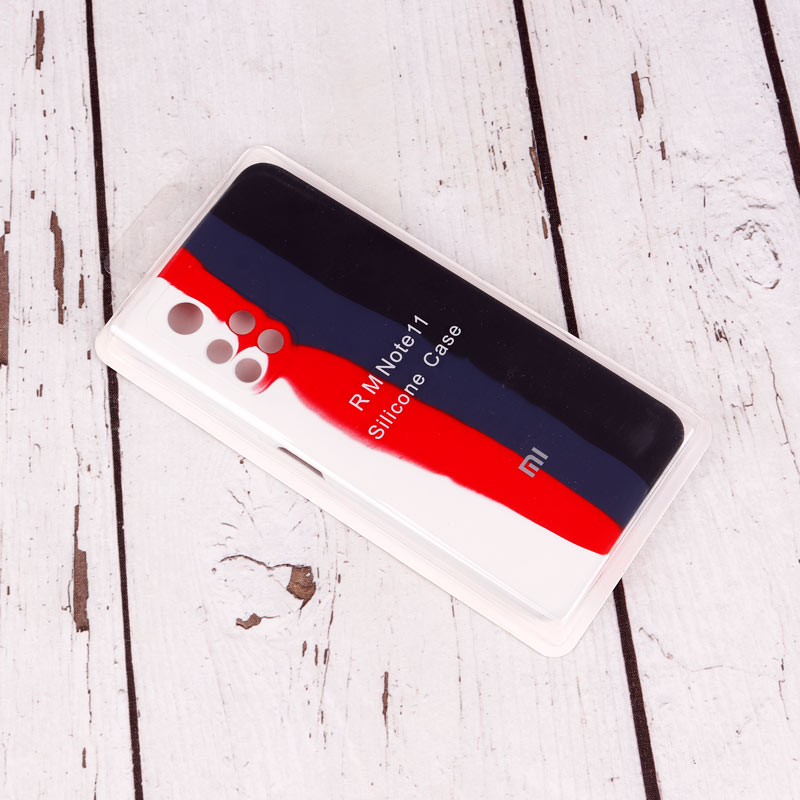 قاب سیلیکونی اورجینال رنگین کمانی محافظ لنزدار Xiaomi Redmi Note 11 5G (China)