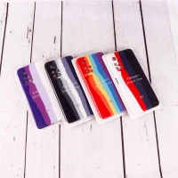 قاب سیلیکونی اورجینال رنگین کمانی محافظ لنزدار Xiaomi Redmi Note 11 5G (China)