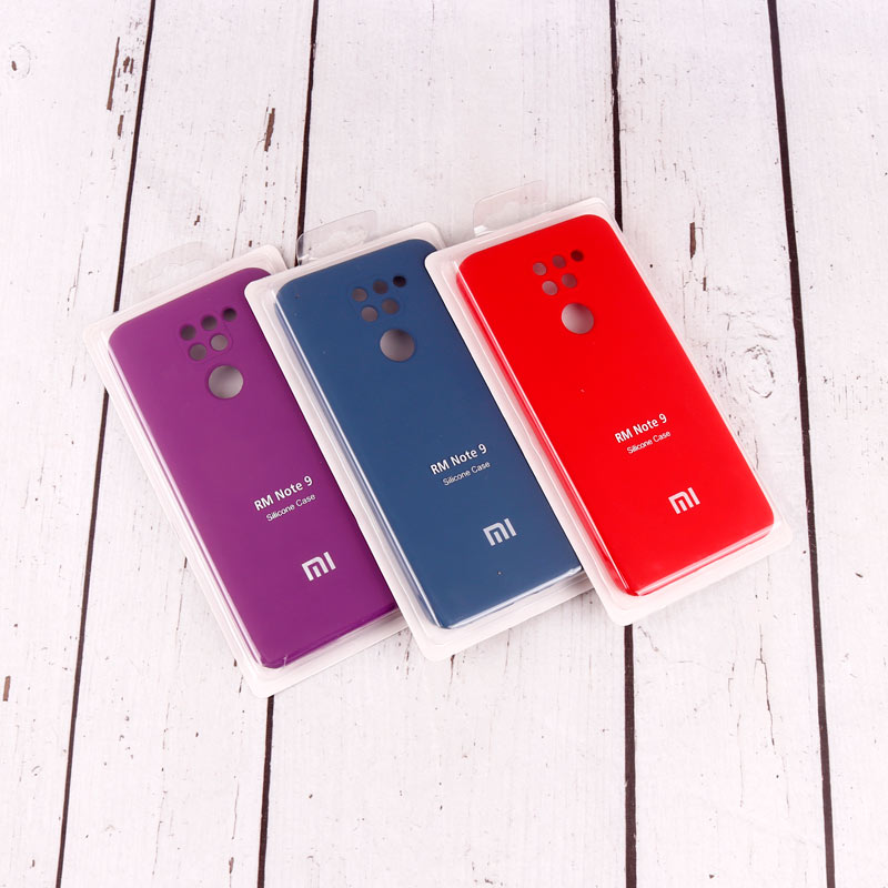 قاب سیلیکونی اصلی زیربسته شیائومی Redmi Note 9 محافظ لنزدار