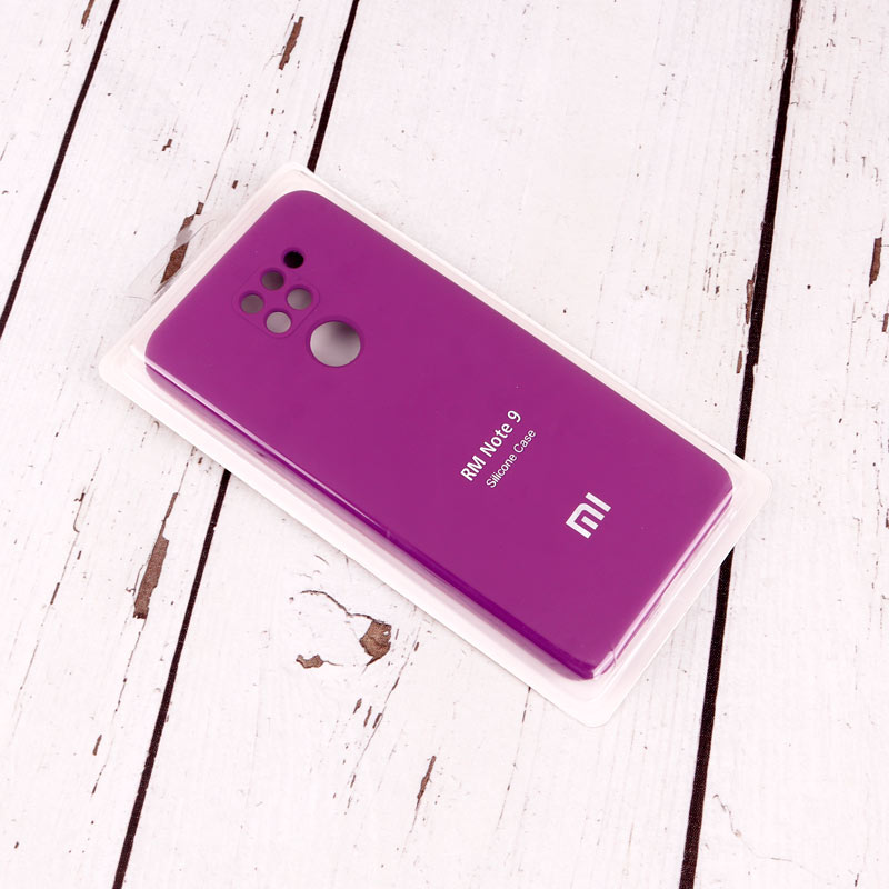 قاب سیلیکونی اصلی زیربسته شیائومی Redmi Note 9 محافظ لنزدار