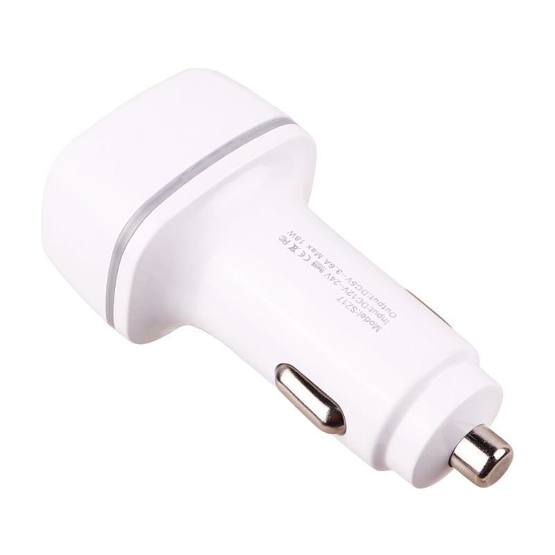 شارژر فندکی فست شارژ Sky Dolphin SZ17V 3.6A 18W + کابل میکرو یو اس بی