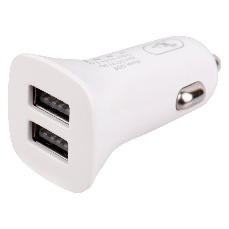 شارژر فندکی فست شارژ Sky Dolphin SZ09T 3.4A 15W + کابل تایپ سی