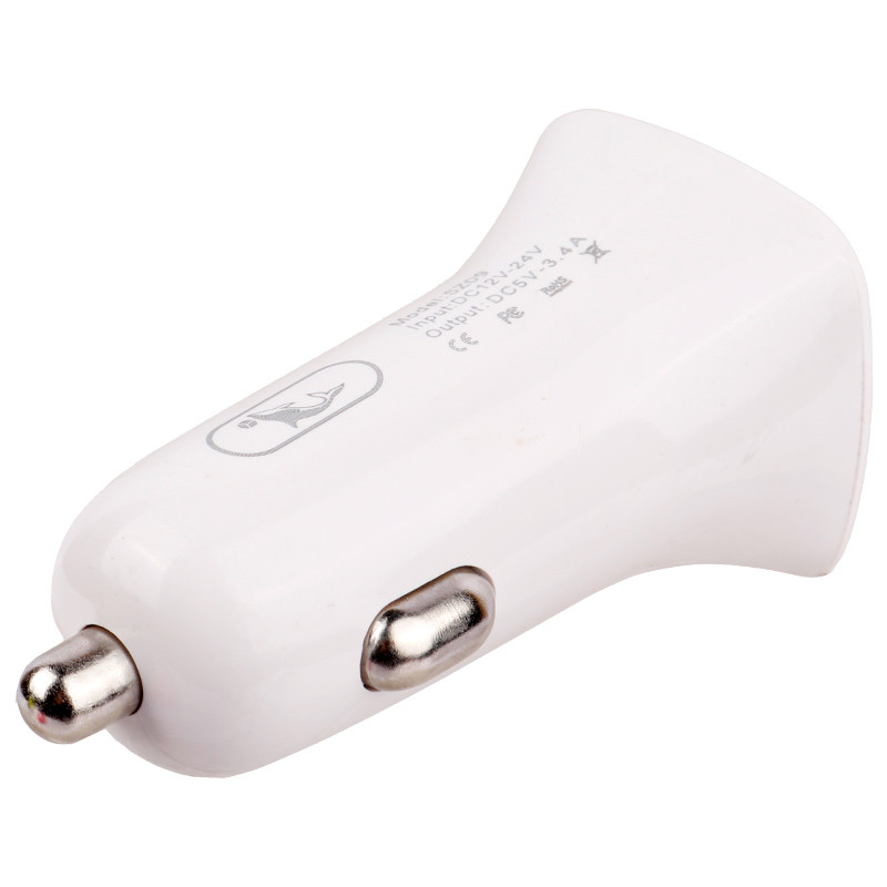 شارژر فندکی فست شارژ Sky Dolphin SZ09T 3.4A 15W + کابل تایپ سی
