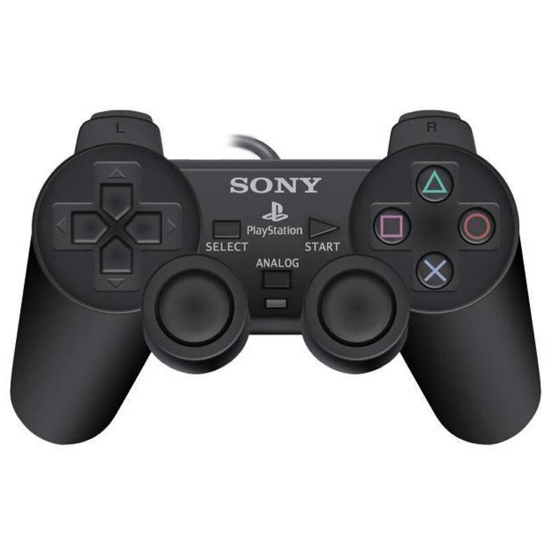 دسته بازی تک شوکدار Sony PS2 قیری مشکی