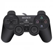دسته بازی تک شوکدار Sony PS2 قیری مشکی