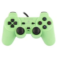 دسته بازی تک شوکدار Sony PS2 قیری سبز