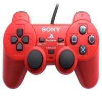 دسته بازی تک شوکدار Sony PS2 قیری قرمز