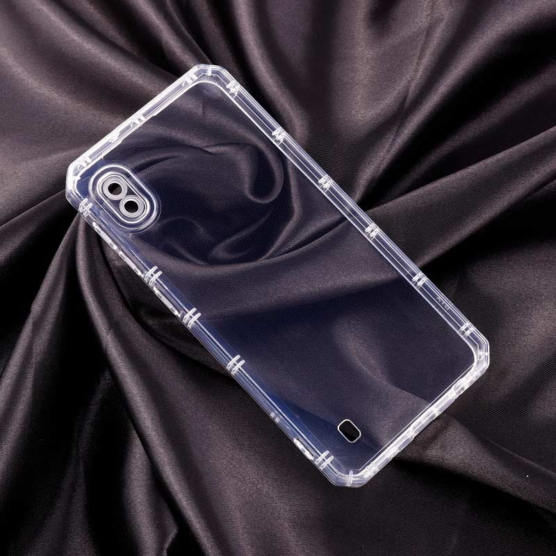 قاب ژله ای بی رنگ سامسونگ Galaxy A10 محافظ لنزدار