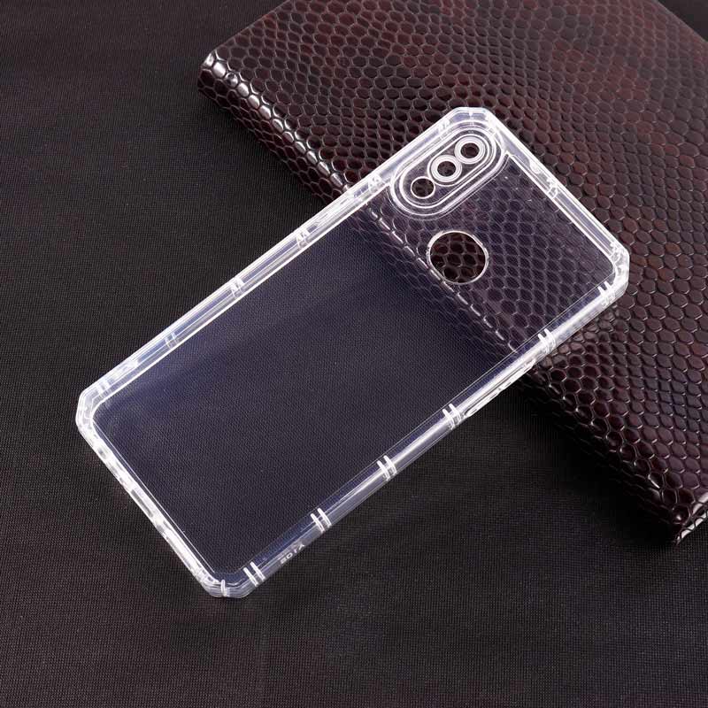 قاب ژله ای بی رنگ سامسونگ Galaxy A10s محافظ لنزدار