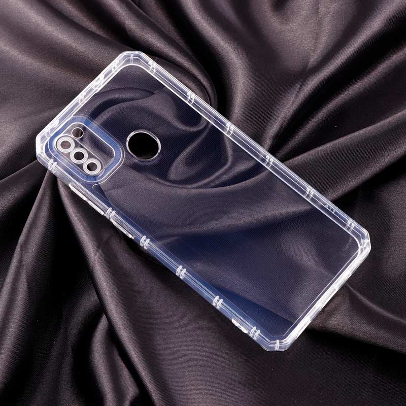 قاب ژله ای بی رنگ سامسونگ Galaxy A11 محافظ لنزدار