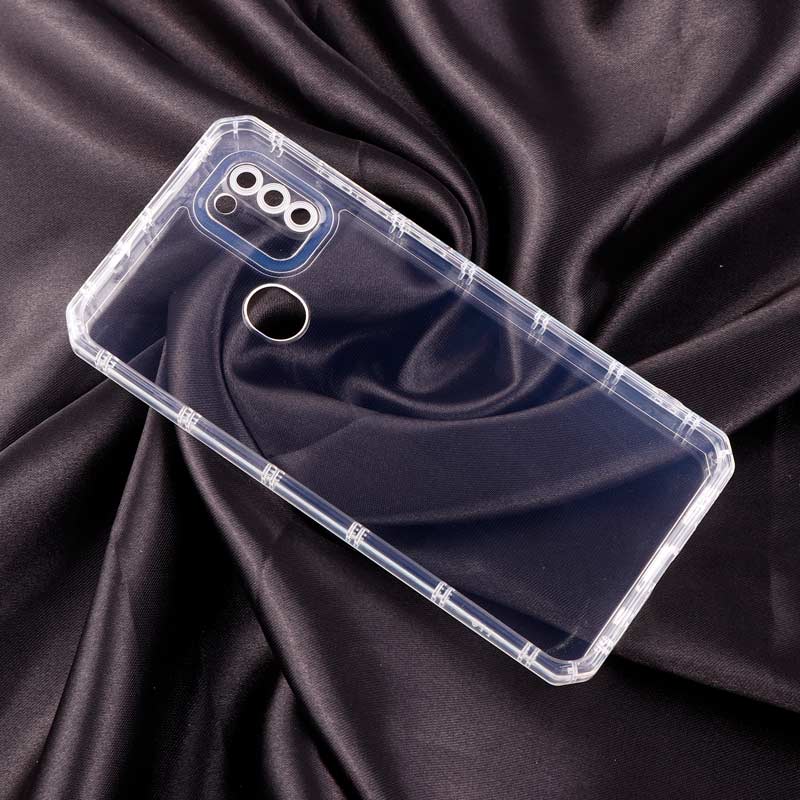 قاب ژله ای بی رنگ سامسونگ Galaxy A11 محافظ لنزدار