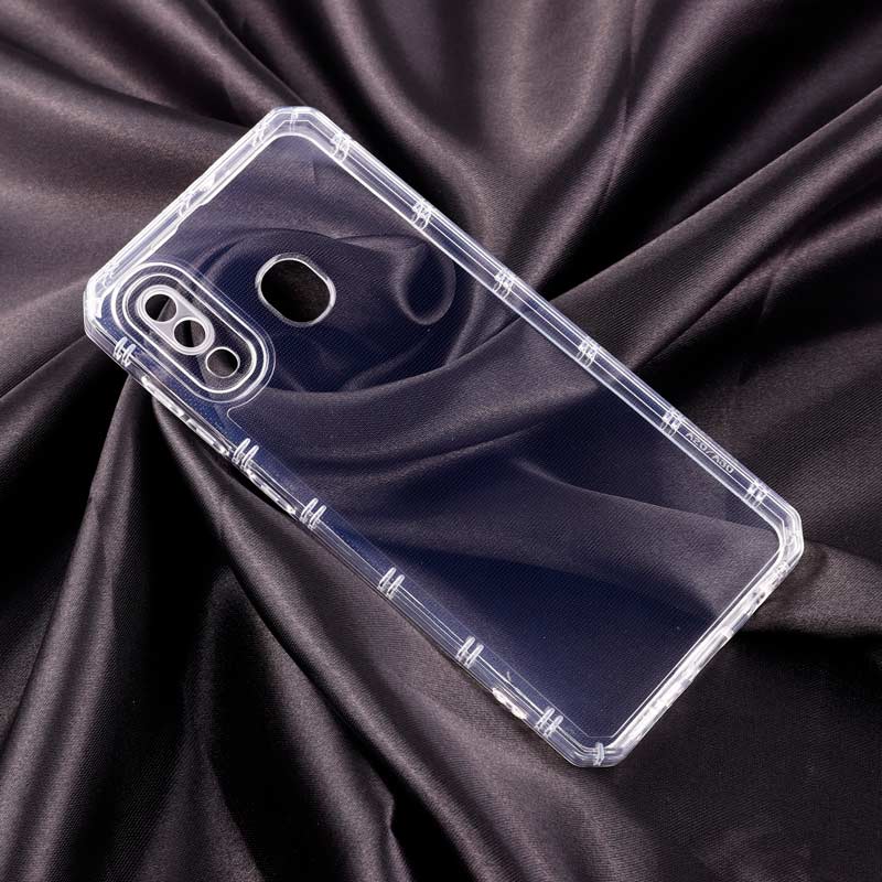 قاب ژله ای بی رنگ سامسونگ Galaxy A20 / A30 محافظ لنزدار