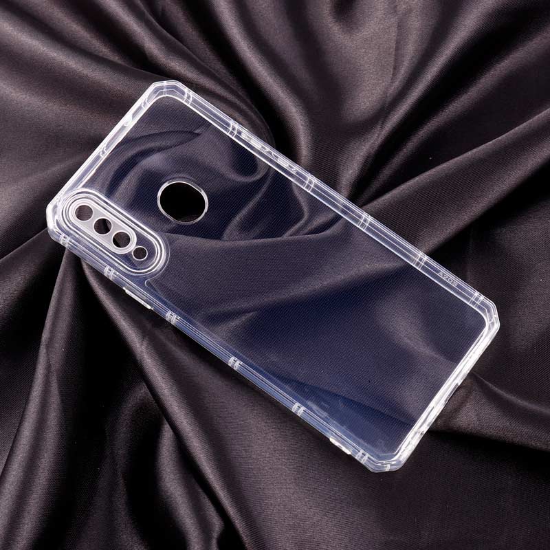 قاب ژله ای بی رنگ سامسونگ Galaxy A20s محافظ لنزدار