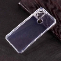 قاب ژله ای بی رنگ سامسونگ Galaxy A21s محافظ لنزدار