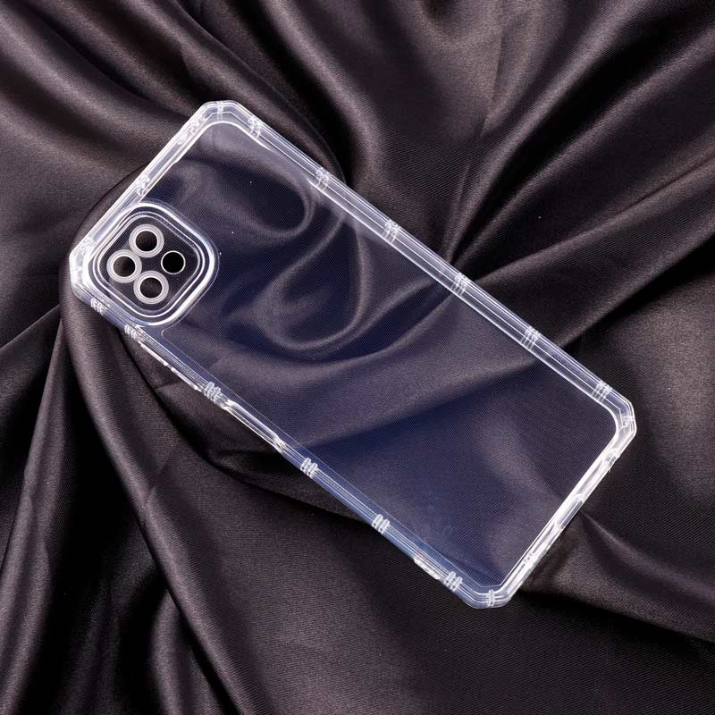 قاب ژله ای بی رنگ سامسونگ Galaxy A22 5G محافظ لنزدار