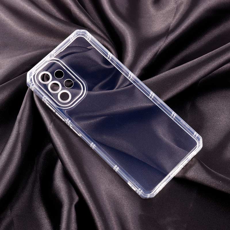 قاب ژله ای بی رنگ سامسونگ Galaxy A32 4G محافظ لنزدار