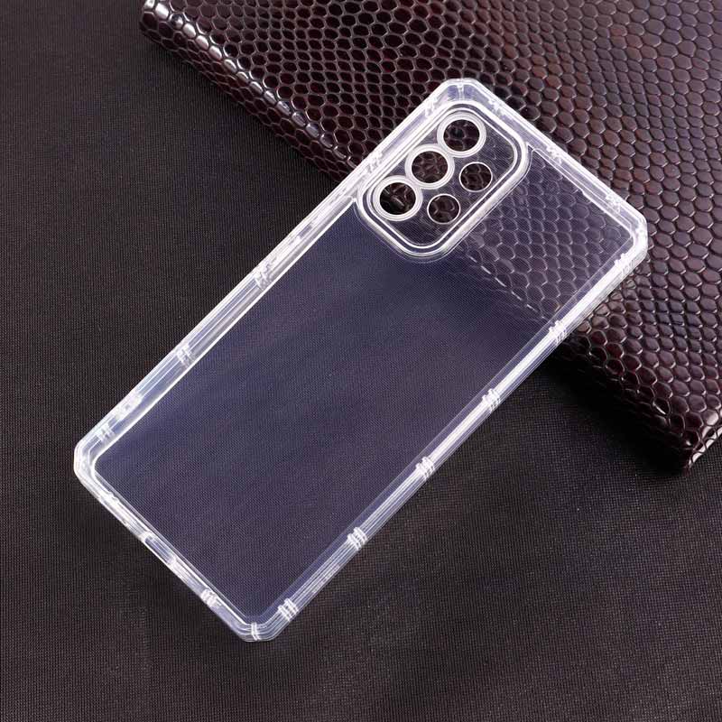 قاب ژله ای بی رنگ سامسونگ Galaxy A53 5G محافظ لنزدار