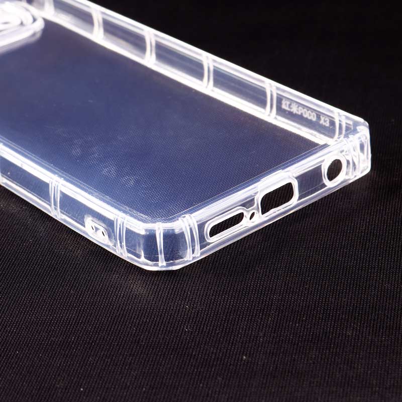 قاب ژله ای بی رنگ شیائومی Poco X3 / X3 Pro محافظ لنزدار