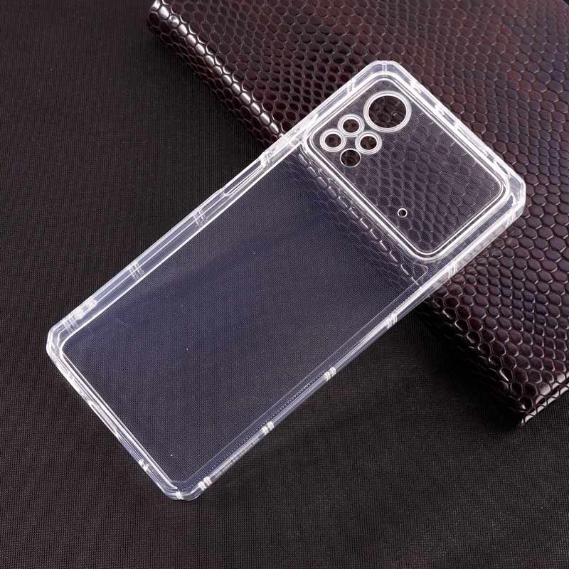 قاب ژله ای بی رنگ شیائومی Poco X4 Pro 5G محافظ لنزدار