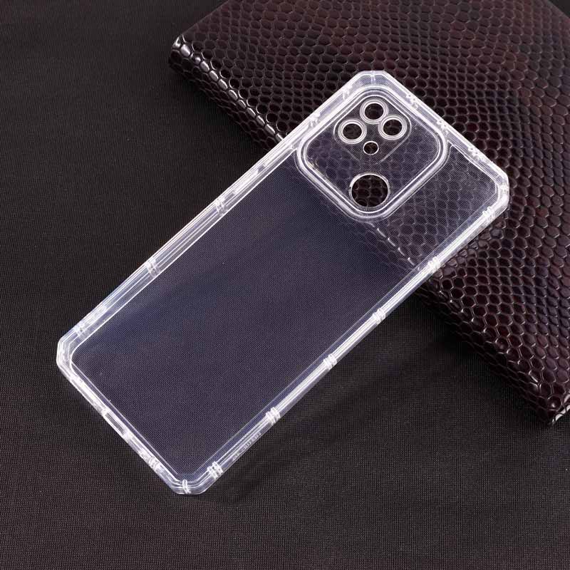 قاب ژله ای بی رنگ شیائومی Redmi 10C محافظ لنزدار