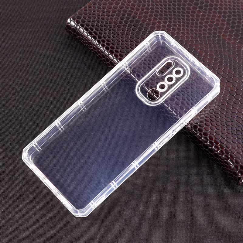 قاب ژله ای بی رنگ شیائومی Redmi 9 محافظ لنزدار