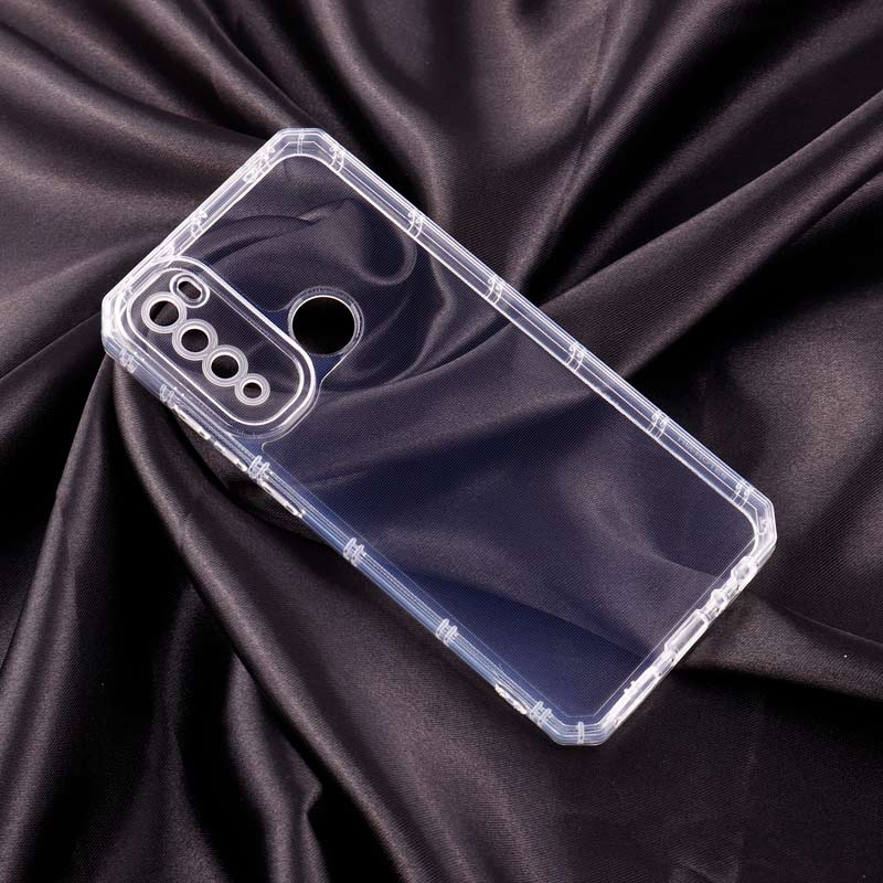 قاب ژله ای بی رنگ شیائومی Redmi Note 8 محافظ لنزدار