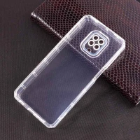 قاب ژله ای بی رنگ شیائومی Redmi Note 9 Pro محافظ لنزدار