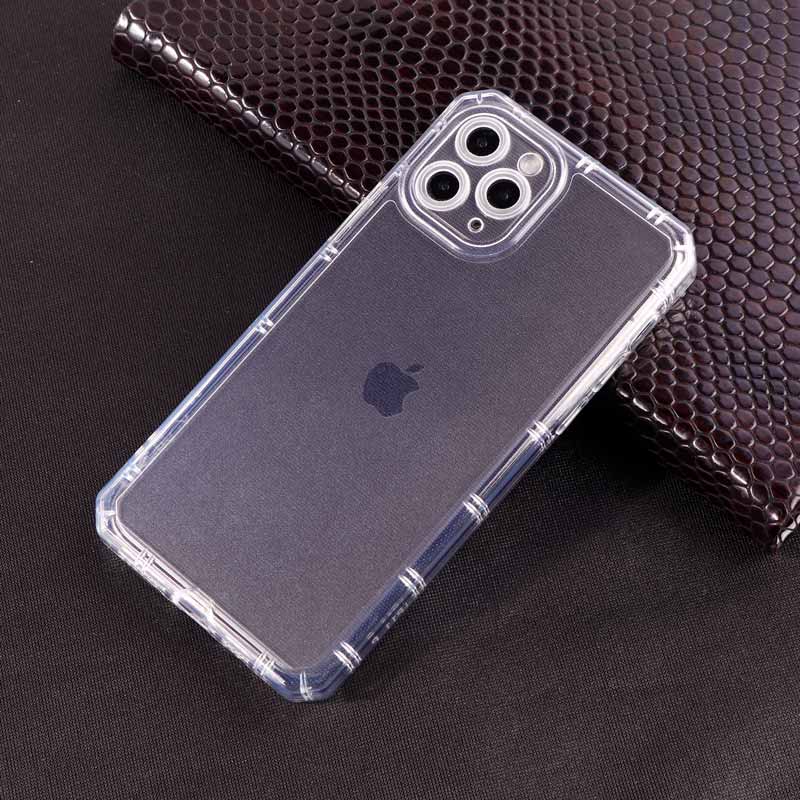 قاب ژله ای بی رنگ آیفون iPhone 11 Pro محافظ لنزدار