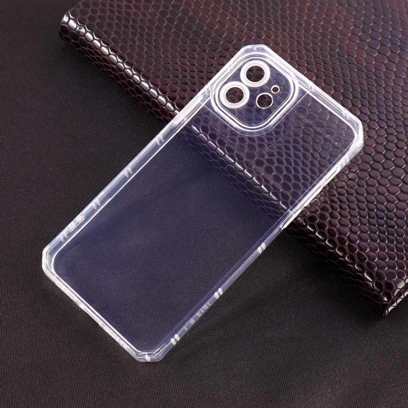 قاب ژله ای بی رنگ آیفون iPhone 12 محافظ لنزدار