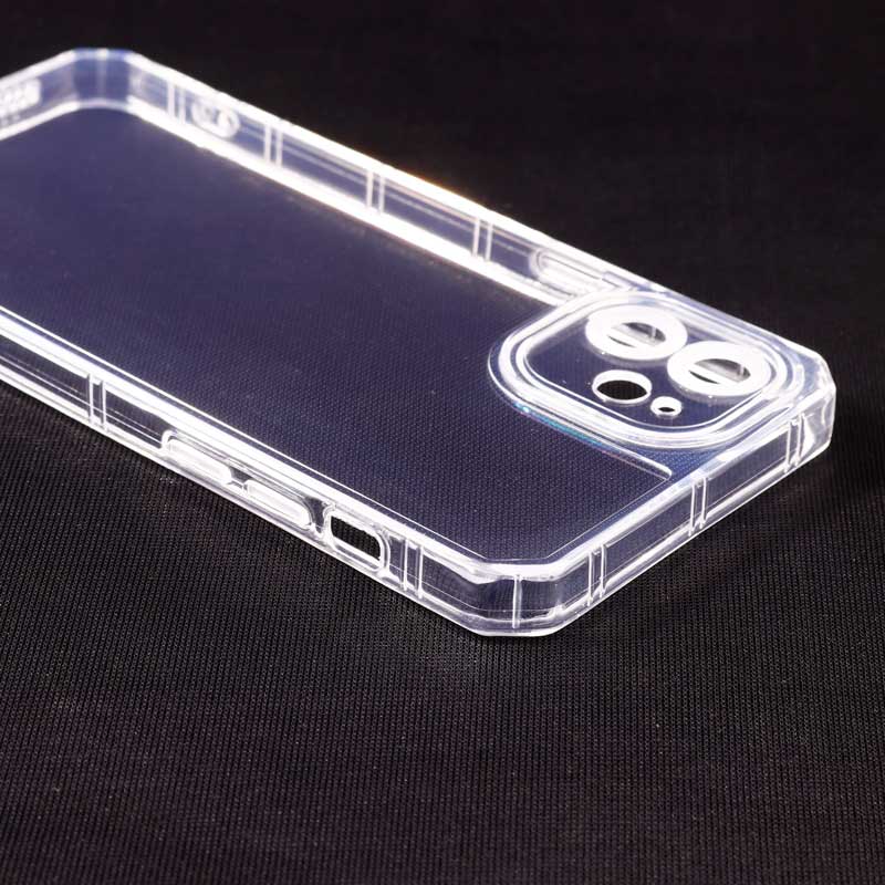قاب ژله ای بی رنگ آیفون iPhone 12 محافظ لنزدار
