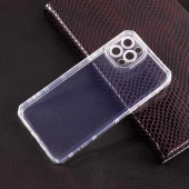 قاب ژله ای بی رنگ آیفون iPhone 12 Pro محافظ لنزدار