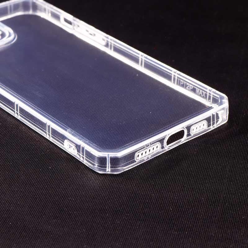 قاب ژله ای بی رنگ آیفون iPhone 12 Pro Max محافظ لنزدار