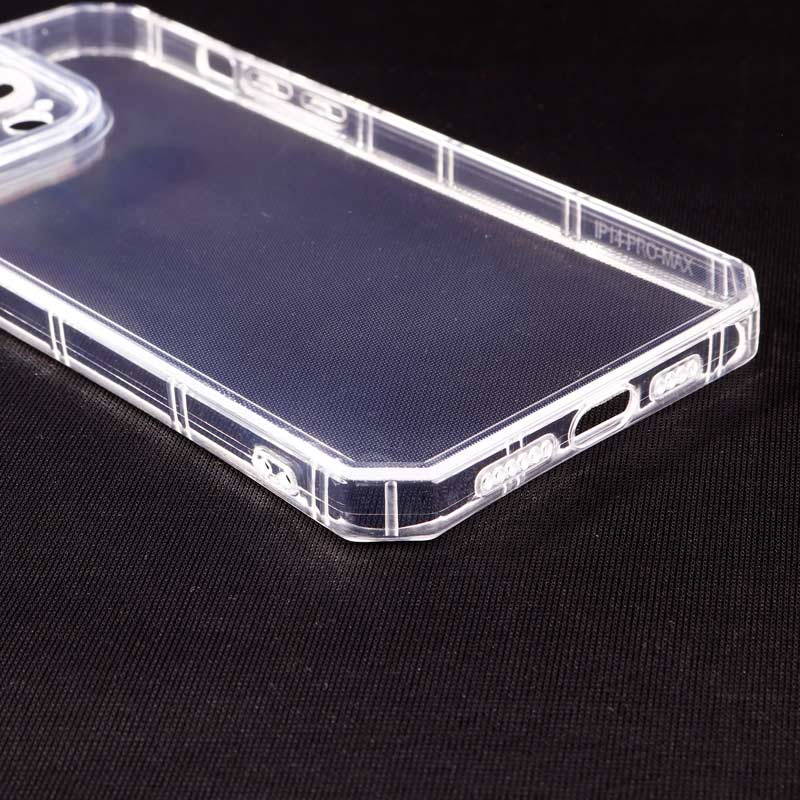 قاب ژله ای بی رنگ آیفون iPhone 14 Pro Max محافظ لنزدار