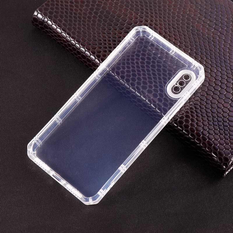 قاب ژله ای بی رنگ آیفون iPhone X / XS محافظ لنزدار