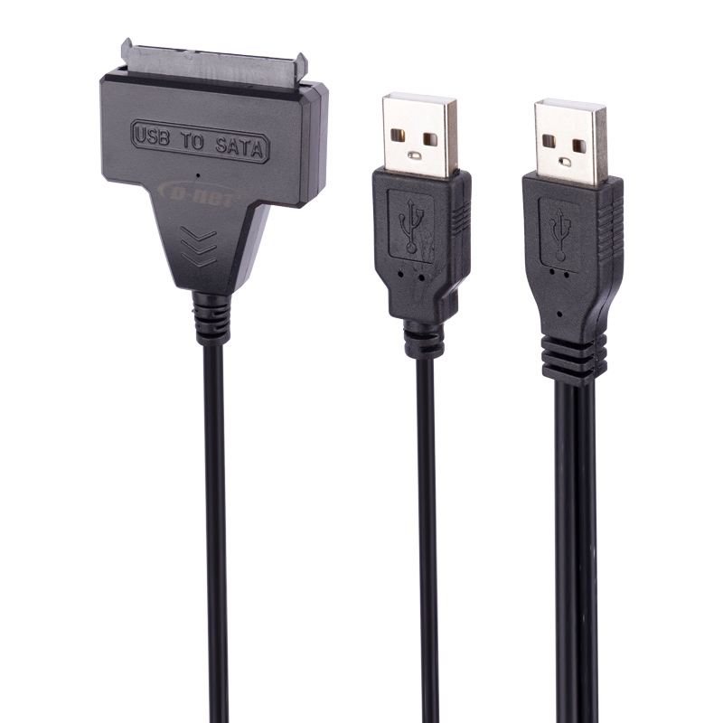 تبدیل سیم وصل D-net USB 2.0 to SATA 3.0 38cm