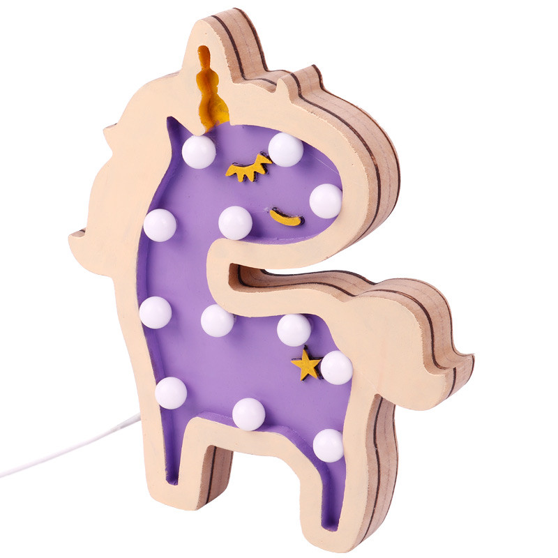 چراغ خواب USB طرح اسب تک شاخ