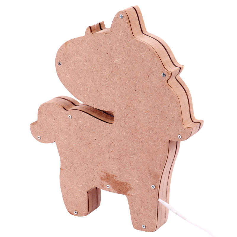 چراغ خواب USB طرح اسب تک شاخ