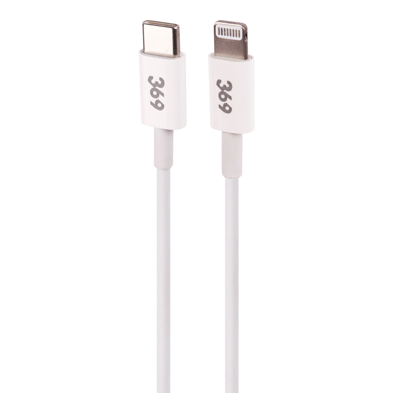 کابل تبدیل فست شارژ Universal Brand 369 Type-C To Lightning 2.4A 1m