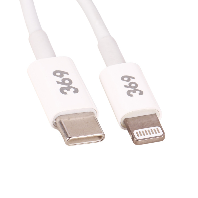 کابل تبدیل فست شارژ Universal Brand 369 Type-C To Lightning 2.4A 1m