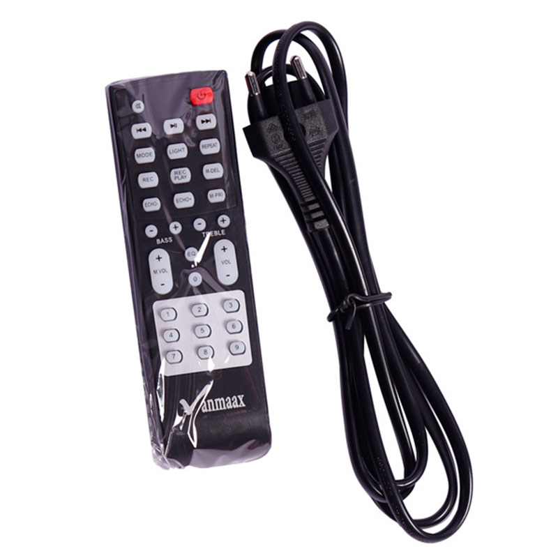 اسپیکر چمدانی بلوتوثی رم و فلش خور Vanmaax MAX-1400 + میکروفون و ریموت کنترل