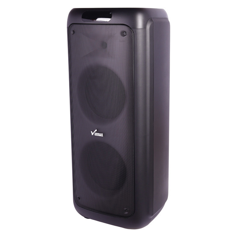 اسپیکر چمدانی بلوتوثی رم و فلش خور Vanmaax MAX-1300 + میکروفون و ریموت کنترل