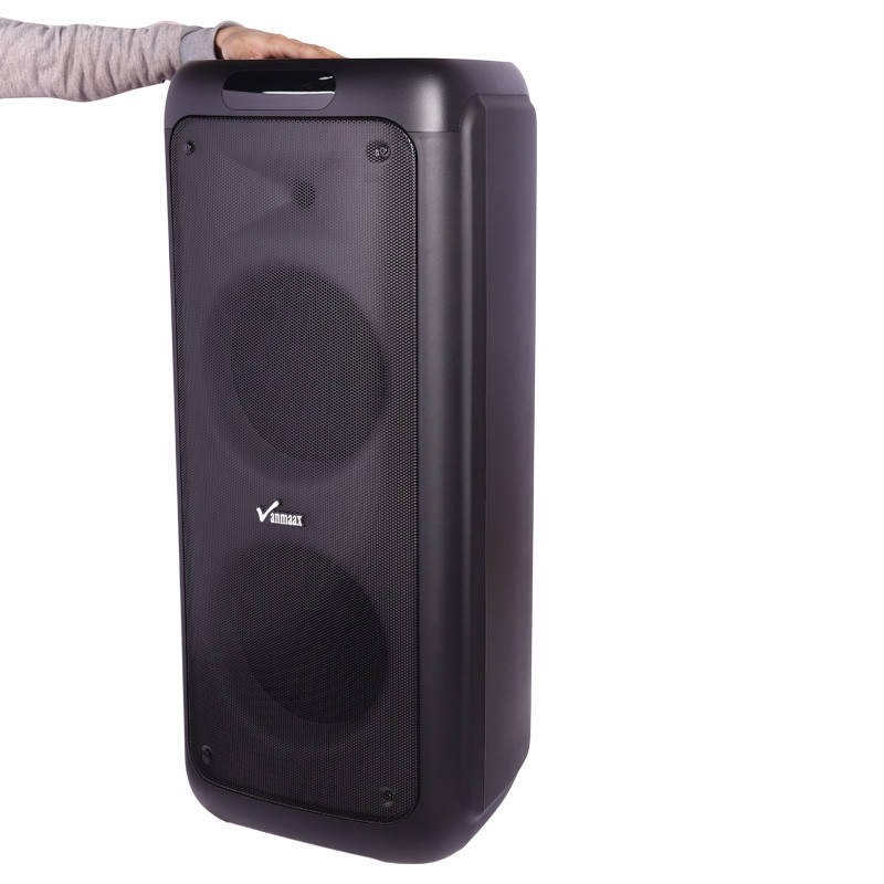 اسپیکر چمدانی بلوتوثی رم و فلش خور Vanmaax MAX-1300 + میکروفون و ریموت کنترل