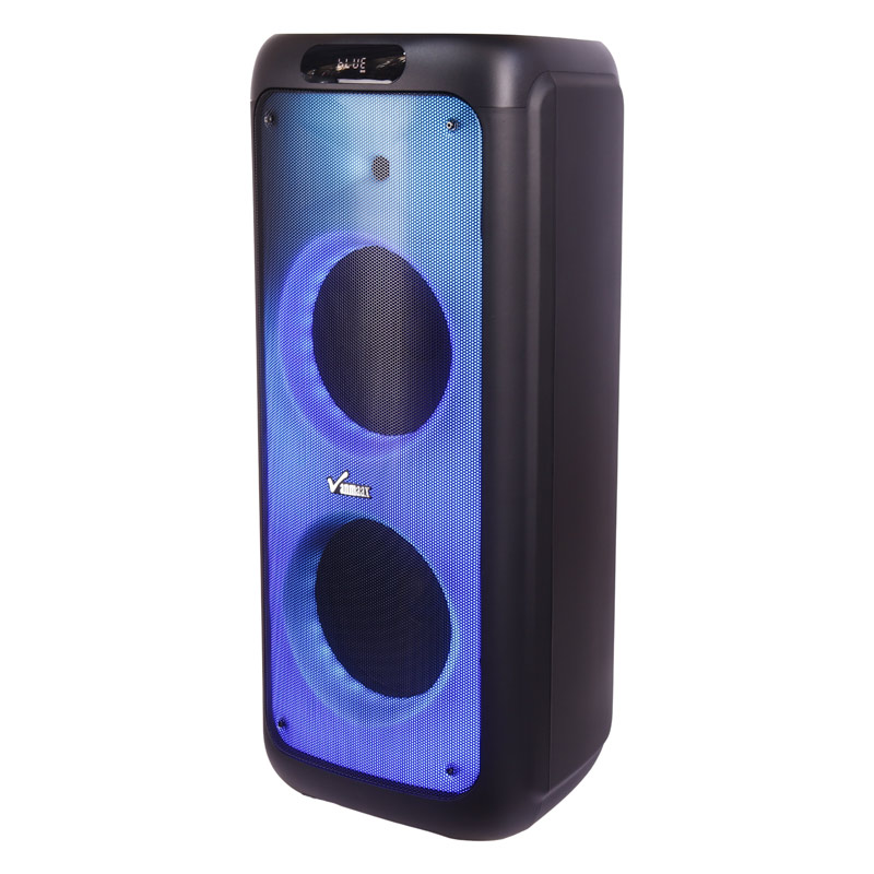 اسپیکر چمدانی بلوتوثی رم و فلش خور Vanmaax MAX-1300 + میکروفون و ریموت کنترل