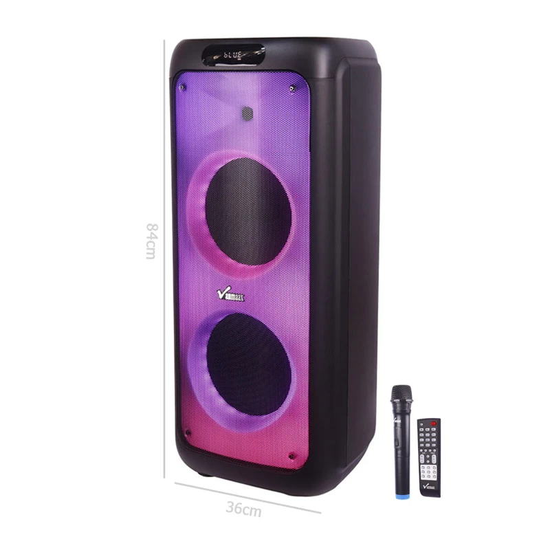 اسپیکر چمدانی بلوتوثی وان مکس MAX-1300 + میکروفون و ریموت کنترل