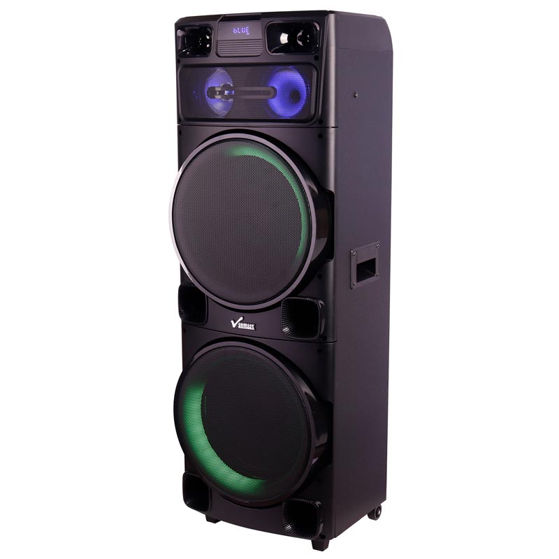 اسپیکر چمدانی بلوتوثی وان مکس MAX-1500 + میکروفون و ریموت کنترل