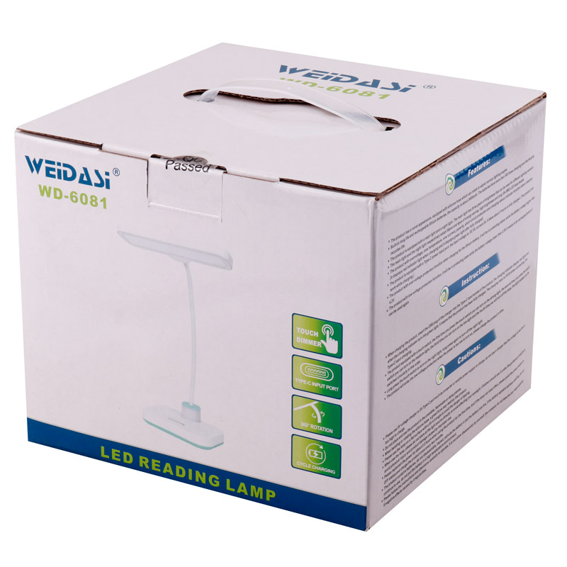 چراغ مطالعه شارژی ویداسی Weidasi WD-6081