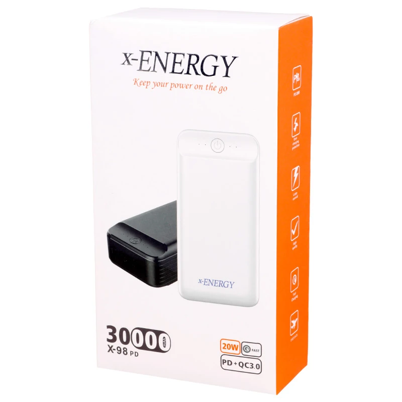 پاور بانک فست شارژ 30000 ایکس انرژی X-Energy X-99PD QC3 PD 20W