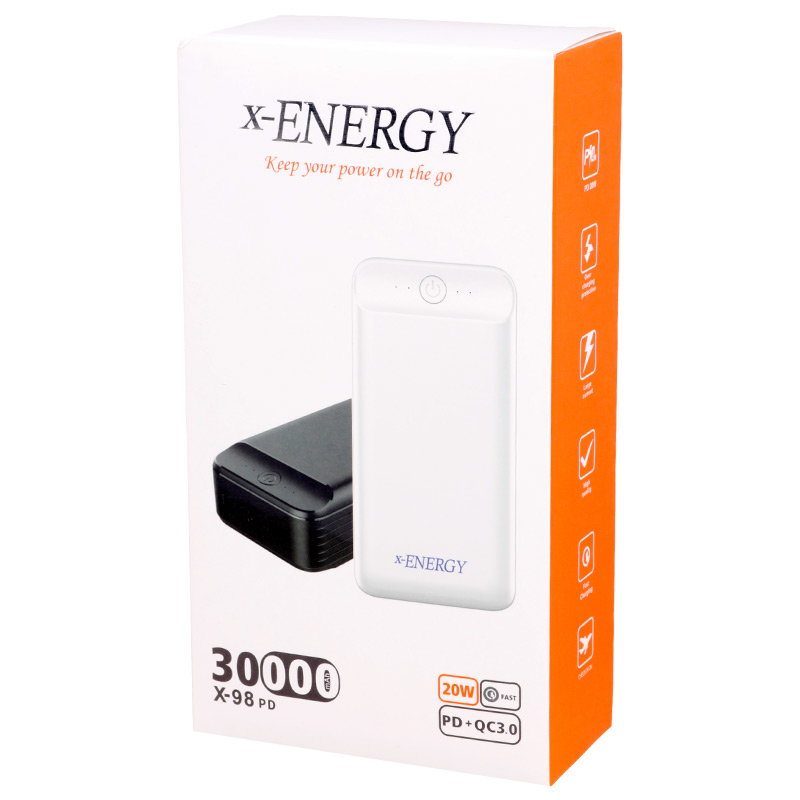 پاور بانک فست شارژ 30000 ایکس انرژی X-Energy X-99PD QC3 PD 20W
