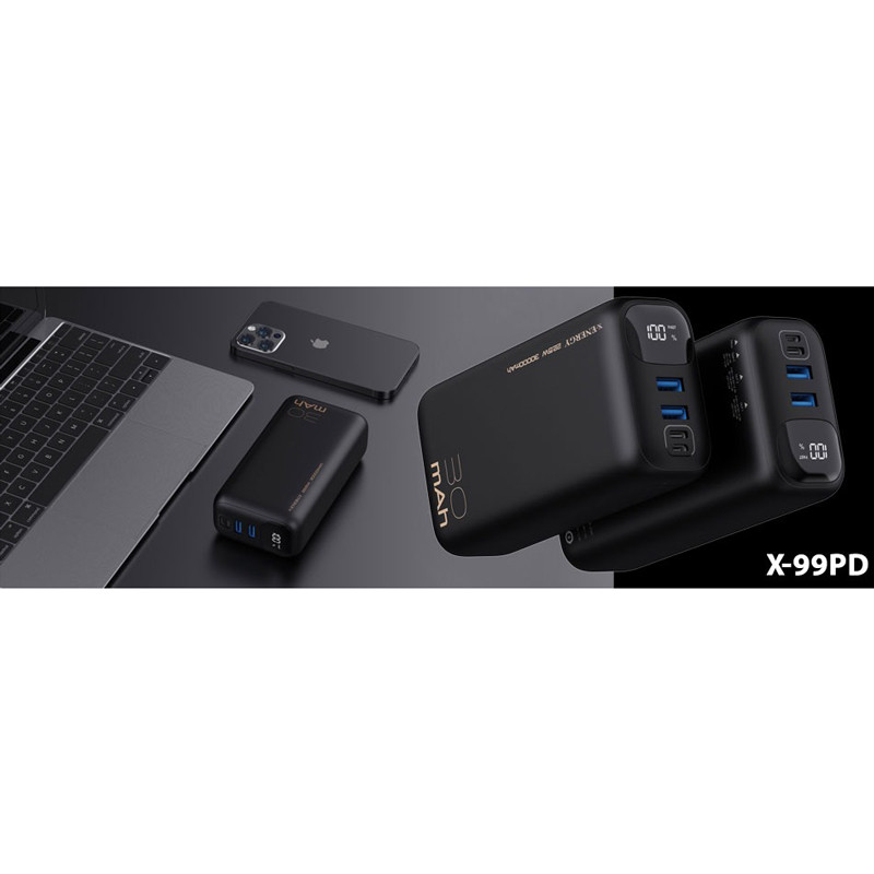 پاور بانک فست شارژ 30000 ایکس انرژی X-Energy X-99PD QC3 PD 22.5W